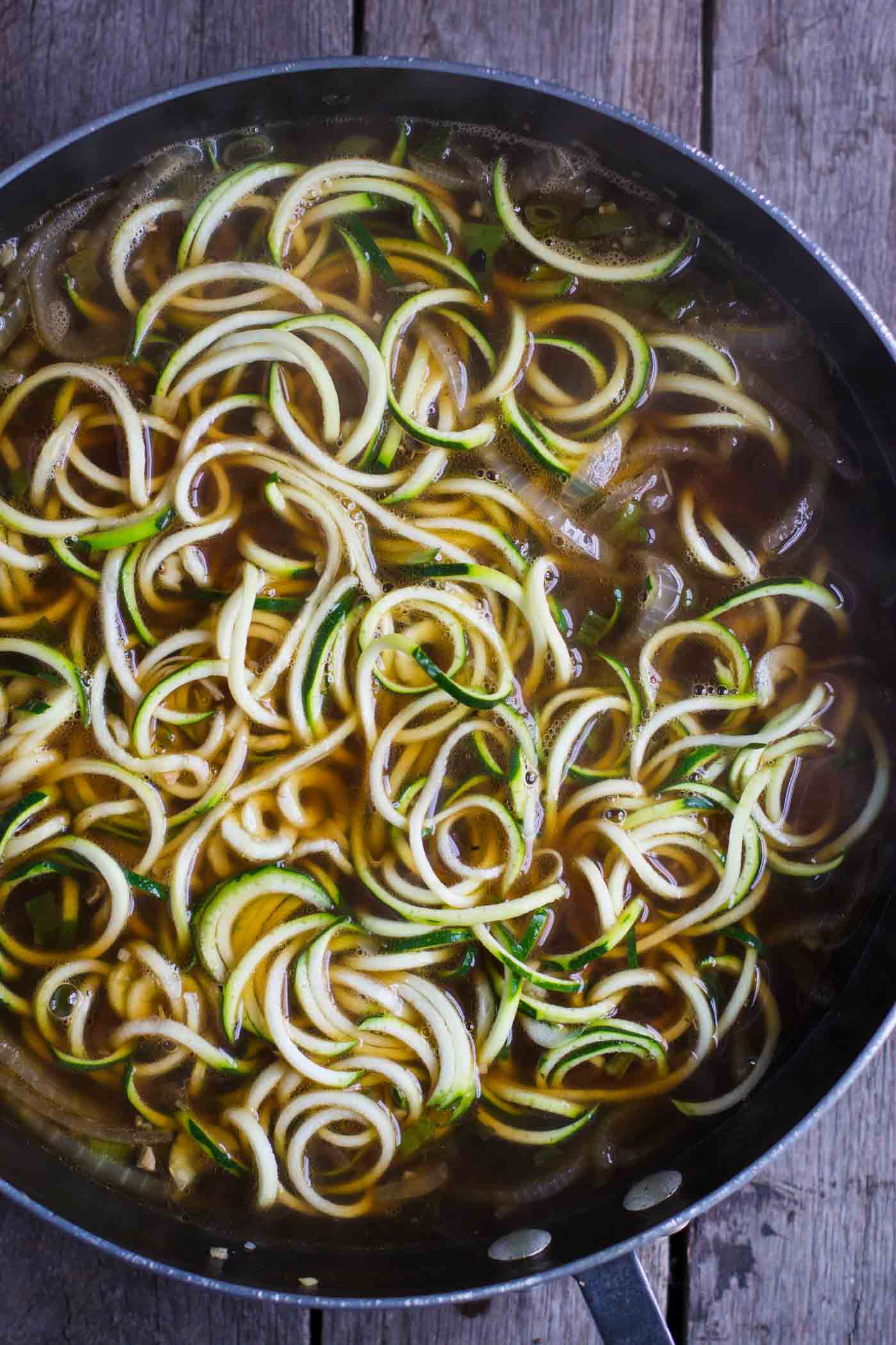Zucchini Noodle Ramen Soup | Keto Recipes | Keto India | Keto Diet Plans
