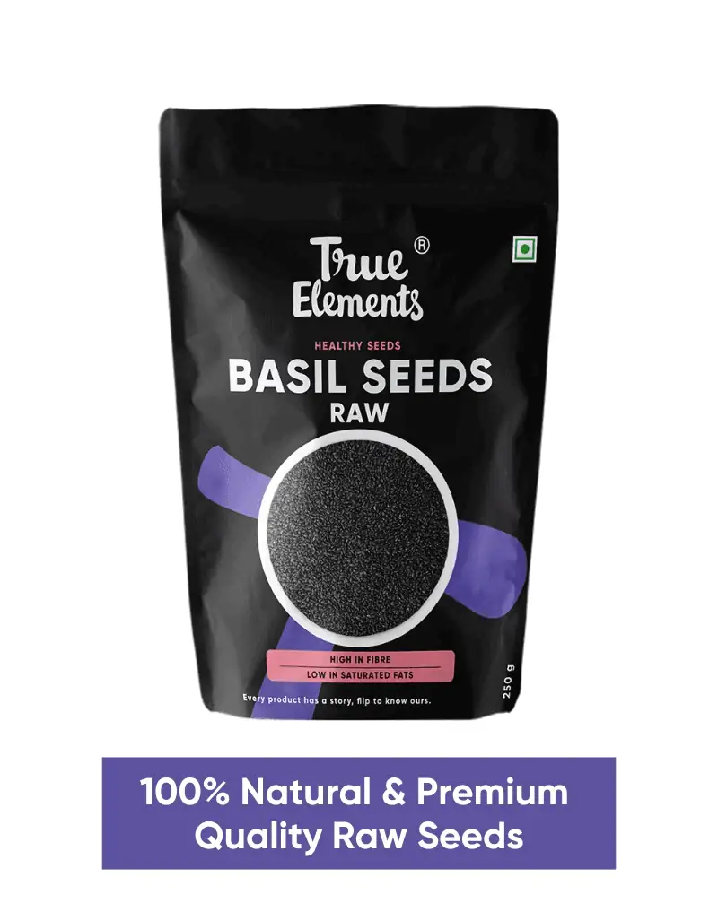 True Elements Raw Basil Seeds