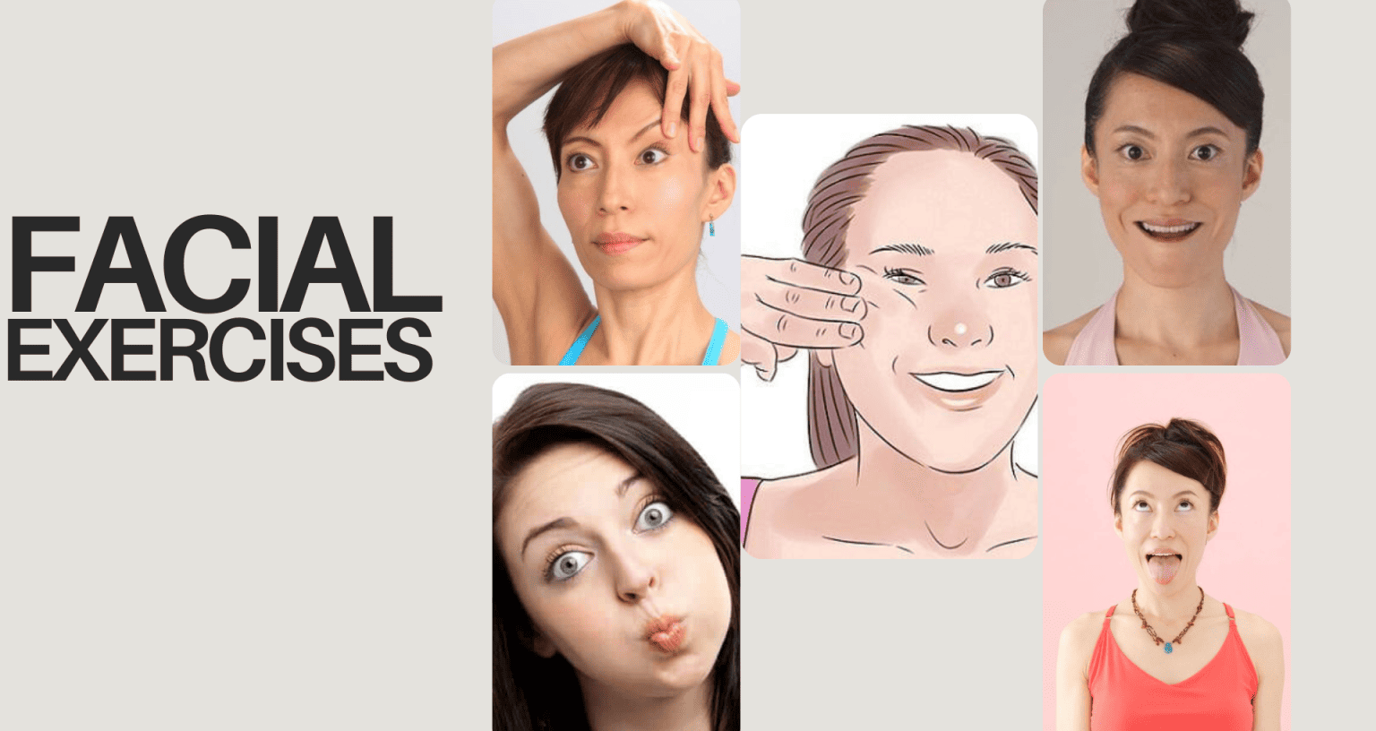 20 Facial Exercises to Lose Face Fat and Get Slim Face | Livofy