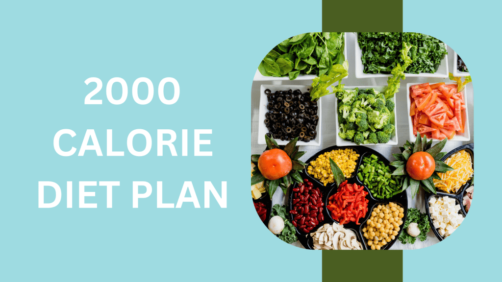 2000-calorie diet plan